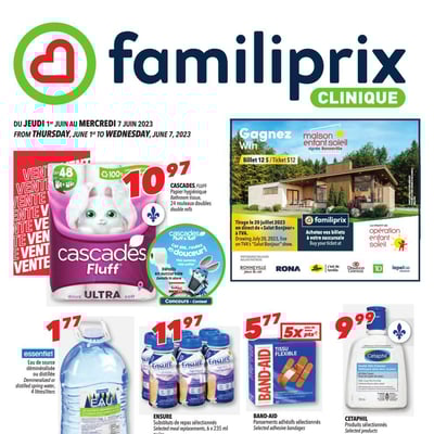Image de la Promotion Circulaire Familiprix - Clinique