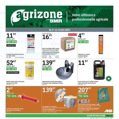 Image de la Promotion Circulaire BMR - Agrizone