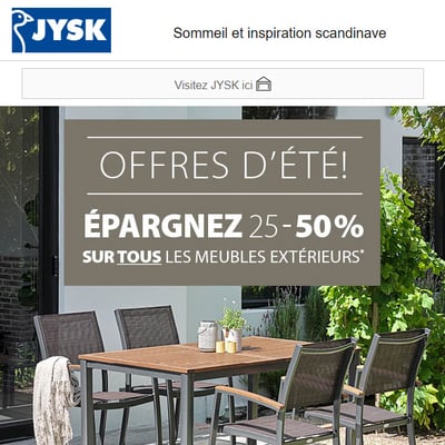 Image de la Promotion Épargnez 25-50 % sur les Meubles Extérieurs !