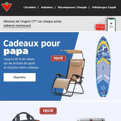 Image de la Promotion Rabais sur les Cadeaux pour la Fête des Pères, les Essentiels de l’Été et plus Encore