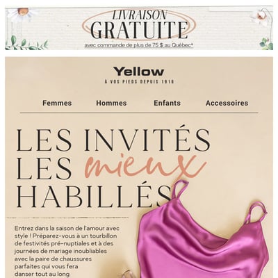 Image de la Promotion Soyez les Invités les Mieux Habillés