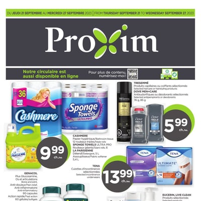 Image de la Promotion Circulaire Proxim