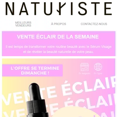 Image de la Promotion VENTE ÉCLAIR DE LA SEMAINE
