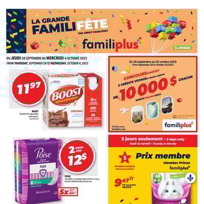 Image de la Promotion Circulaire Familiprix - Clinique