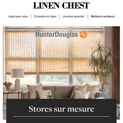 Image de la Promotion Pour un Temps Limité - Stores sur Mesure - 20% DE RABAIS!