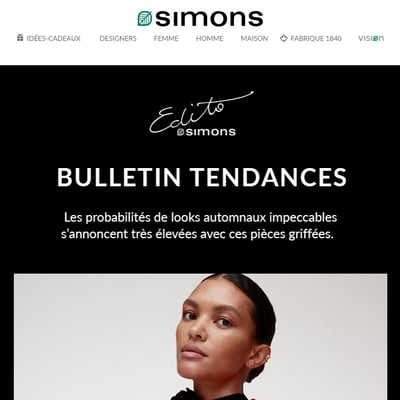 Image de la Promotion Votre Bulletin Tendances Édito