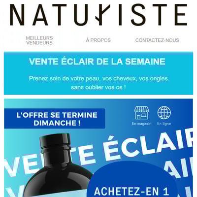 Image de la Promotion VENTE ÉCLAIR DE LA SEMAINE