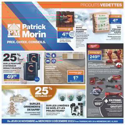 Image de la Promotion Circulaire Patrick Morin