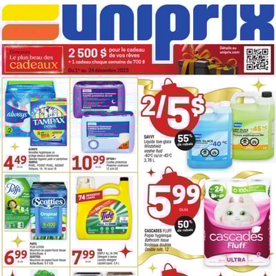 Image de la Promotion Circulaire Uniprix