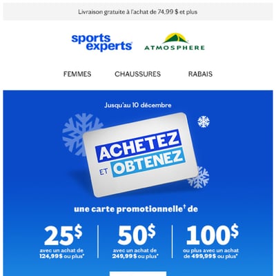 Image de la Promotion C'est parti : ACHETEZ ET OBTENEZ
