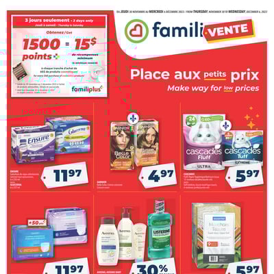 Image de la Promotion Circulaire Familiprix