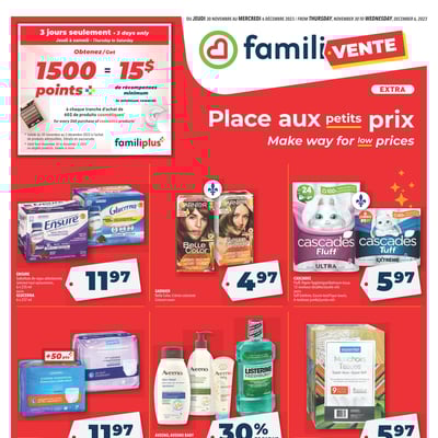 Image de la Promotion Circulaire Familiprix - Extra