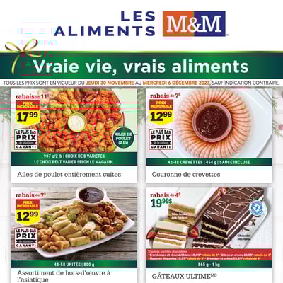 Image de la Promotion Circulaire Les Aliments M&M