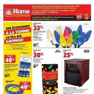Image de la Promotion Circulaire Home Hardware