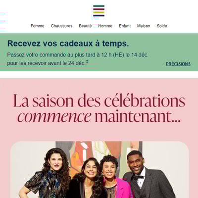 Image de la Promotion Partys des fêtes? Nous avons des tenues pour ça.