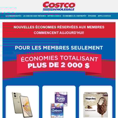 Image de la Promotion Costco : Économies Totalisant plus de 2 000$