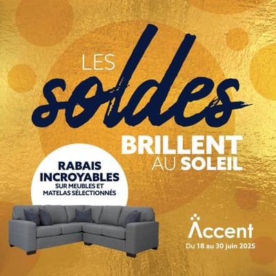 Image de la Promotion Accent Meubles - Soldes d'été