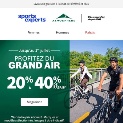 Image de la Promotion Profitez du grand air