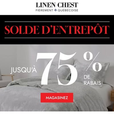 Image de la Promotion La solde d'entrepôt commence MAINTENANT