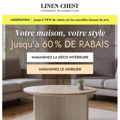 Image de la Promotion Rafraîchissez votre intérieur!