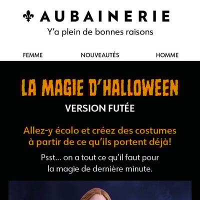 Image de la Promotion Looks DIY d’Halloween, version futée