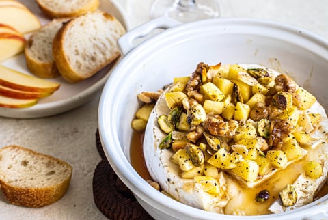 Brie au Four Pomme et Érable