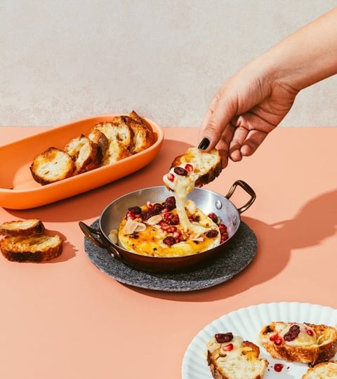 Fromage Brie façon Crème Brulée