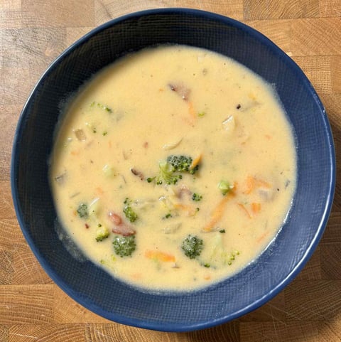 Crème brocoli, cheddar et bacon