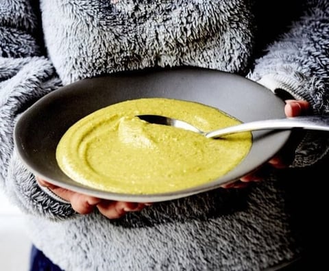 Soupe Patates Douces, Poireaux et Coco