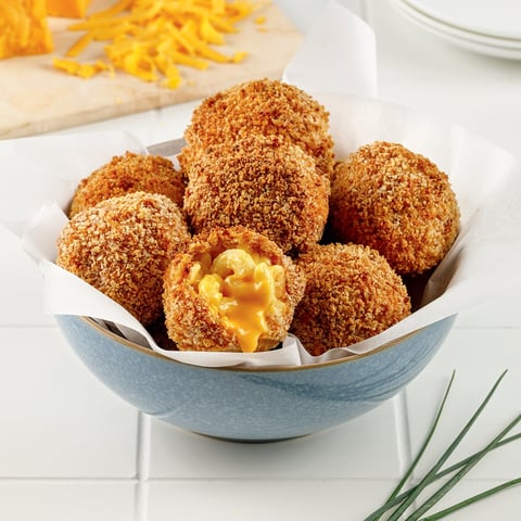 Boules de Mac’n cheese à la Friteuse à Air