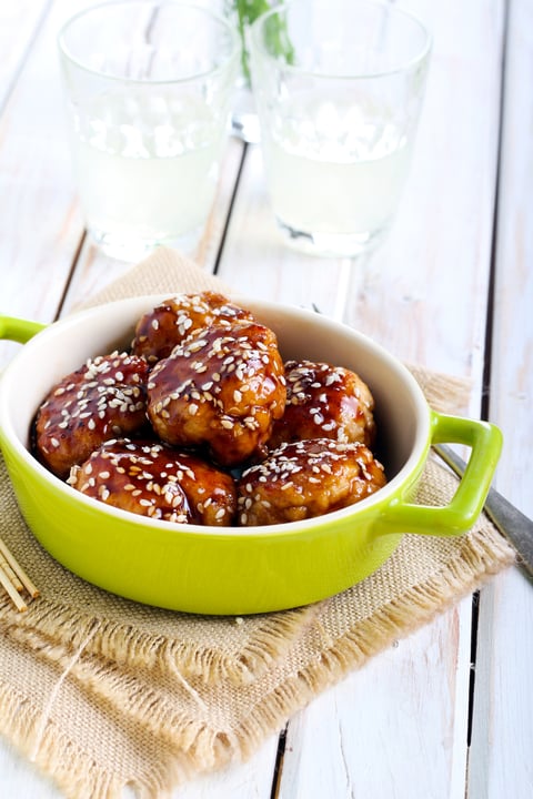 Boulettes de Porc, Érable et Gingembre