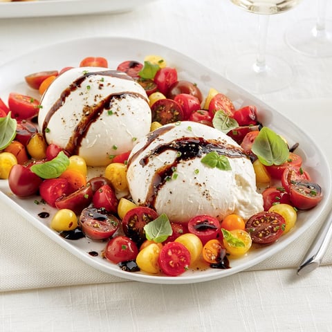 Burrata Style Caprese