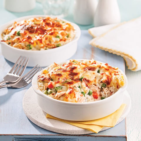 Casserole de Légumes, Riz et Thon