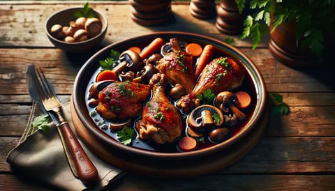 Coq au Vin Français