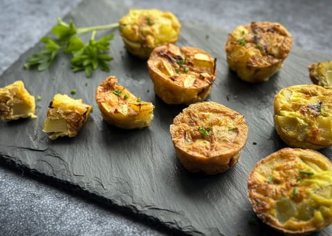 Tortilla de Patatas Individuelles à la Friteuse à Air