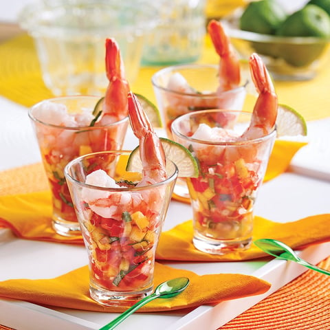 Crevettes Tomato-mango