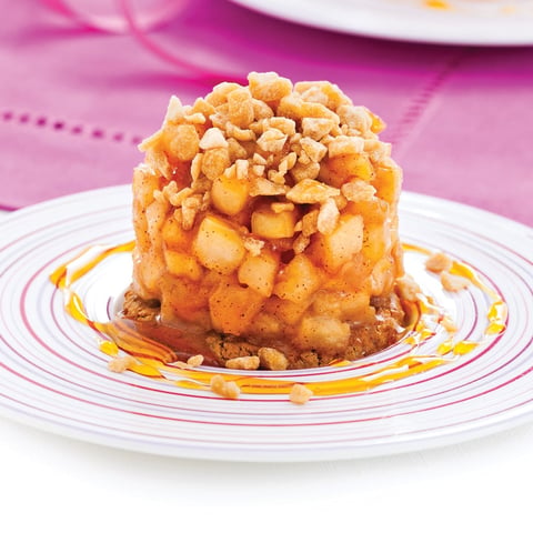 Croustillants de Pomme aux Pépites de Sucre d’Érable