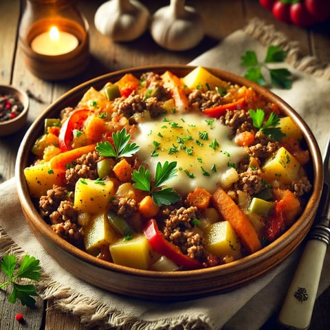 Hachis de Bœuf aux Légumes Express