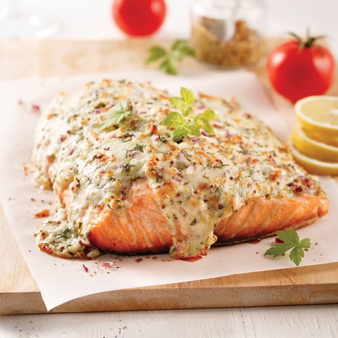 Filet de Saumon Gratiné