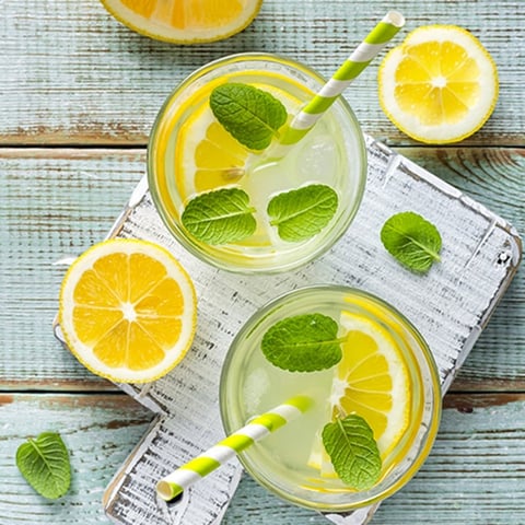 Limonade Pétillante à la Menthe