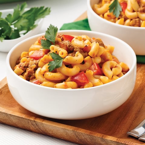 Macaroni Crémeux à la Viande