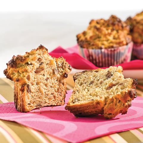 Muffins Nutritifs aux Bananes et Dattes