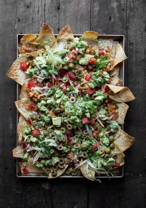 Nachos au Tofu Tout Garnis