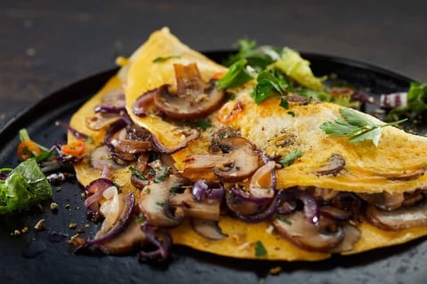 Omelette aux Champignons