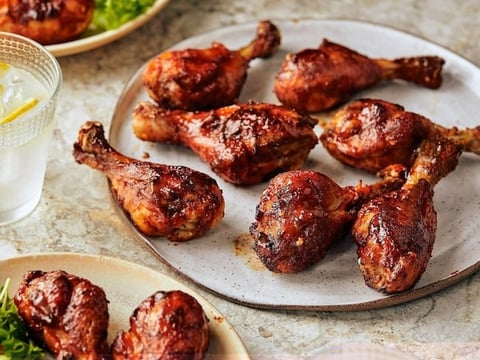 Pilons de Poulet BBQ à la Friteuse à Air