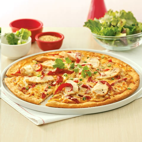 Pizza au Poulet Thaï