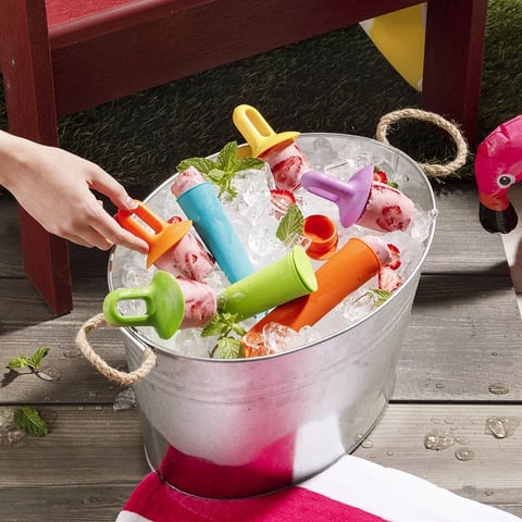 Popsicles Fraises-yogourt