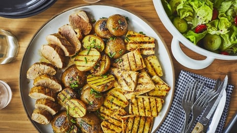 Porc et Tofu à la Dijonnaise au BBQ