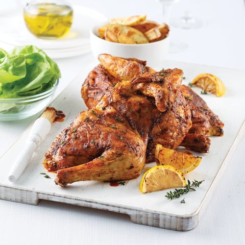 Poulet Piri-piri en Crapaudine