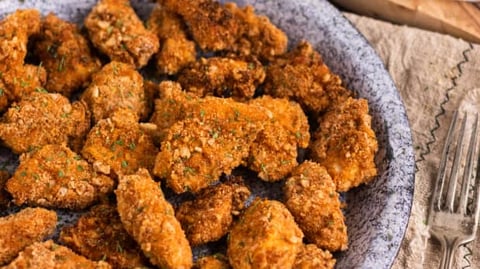 Poulet Popcorn au Air Fryer